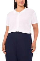 halogen(r) Open Stitch Button-Up Sweater at Nordstrom,