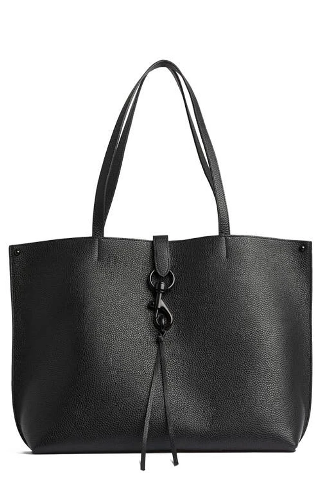 Rebecca Minkoff Megan Leather Tote in Black at Nordstrom