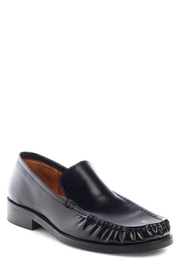 Acne Studios Moc Toe Calfskin Loafer Black at Nordstrom,