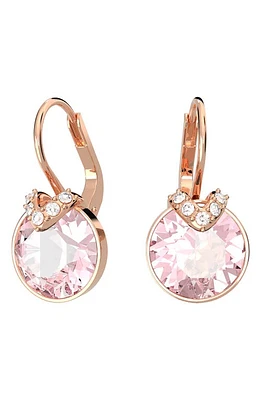 Swarovski Bella Crystal Drop Earrings in Pink at Nordstrom