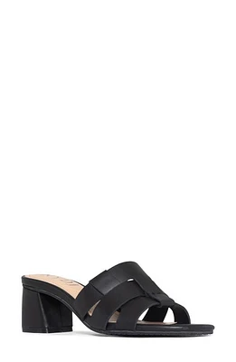 NYDJ Gloriana Slide Sandal Black at Nordstrom,