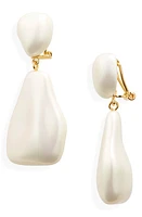 Lele Sadoughi Wilma Holographic Imitation Pearl Drop Earrings in Holographic Pearl at Nordstrom