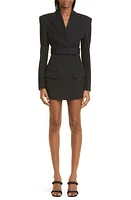 Alexander Wang Dry Wool Twill Blazer Dress at Nordstrom,