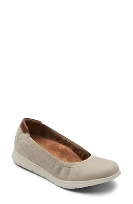 Rockport Cobb Hill Lidia Ballet Shoe in Dove Nubuck at Nordstrom, Size 9.5