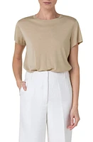 Akris Cupro T-Shirt Sand at Nordstrom,