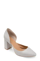 Journee Signature Jillian d'Orsay Pump Grey Leather at Nordstrom,