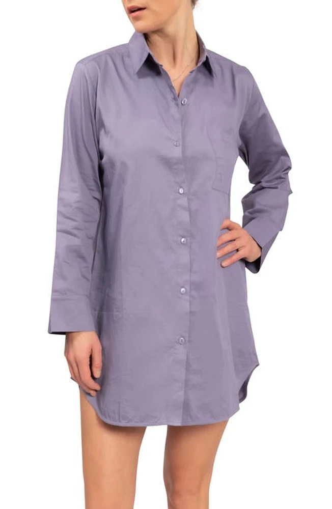 Everyday Ritual Rick Cotton Sleep Shirt at Nordstrom,