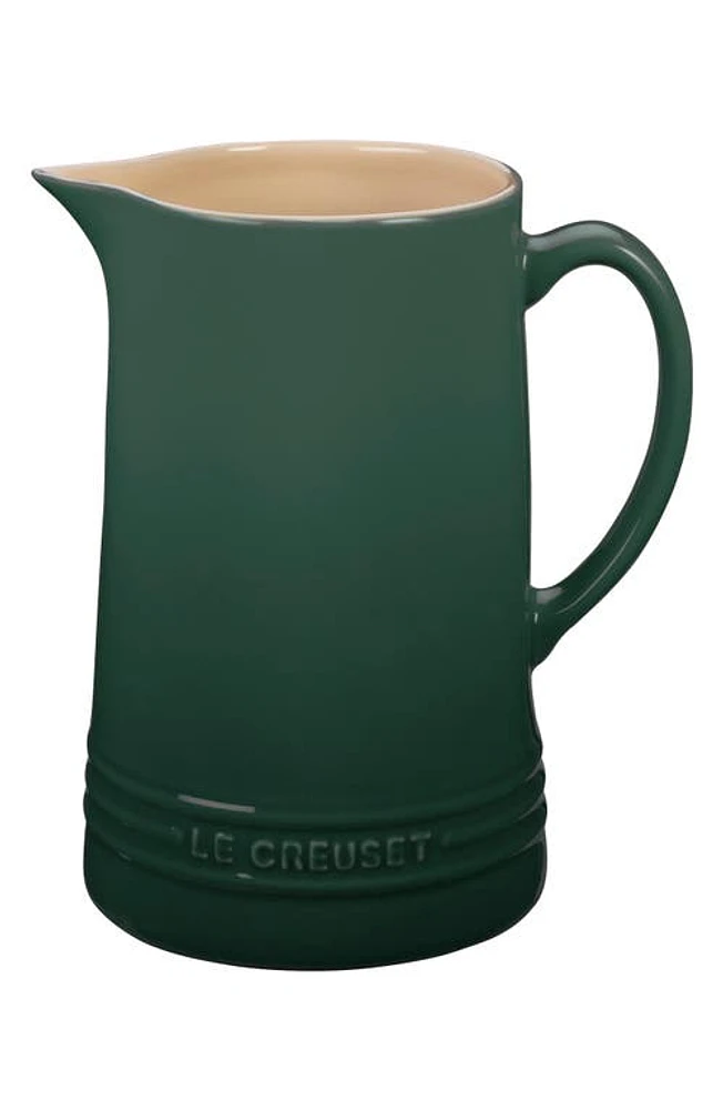 Le Creuset Glazed Stoneware 1 2/3 Quart Pitcher in Artichaut at Nordstrom