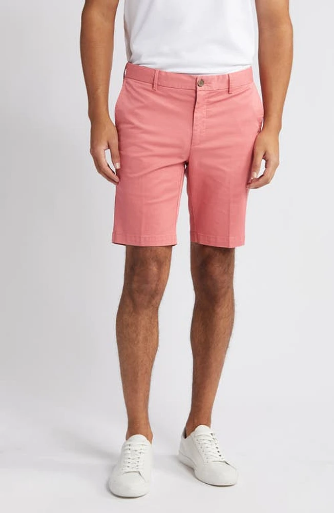 Scott Barber Microsanded Cotton Stretch Twill Shorts Nantucket Red at Nordstrom,