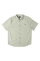 Billabong Sundays Mini Print Short Sleeve Cotton Button-Up Shirt Seafoam at Nordstrom,