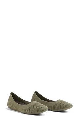 Allbirds Tree Breezer Ballet Flat Rugged Green at Nordstrom,