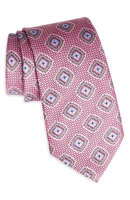 Nordstrom Geometric Silk Tie in Pink at Nordstrom