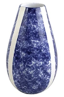 VIETRI Santorini Sponged Vase in Blue at Nordstrom