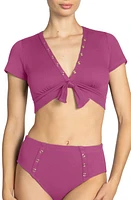 Robin Piccone Amy Crop Bikini Top at Nordstrom,