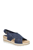 Bella Vita Cosette Slingback Espadrille Sandal Navy at Nordstrom,