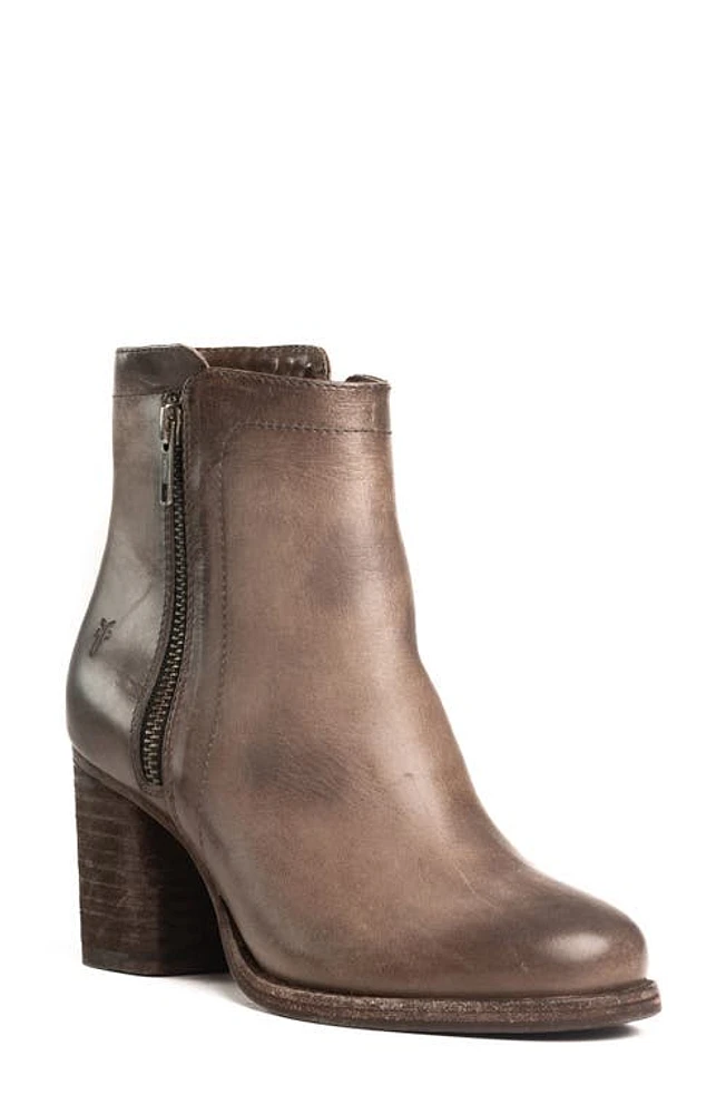 Frye Addie Dual Zip Bootie Stone - Avalon at Nordstrom,