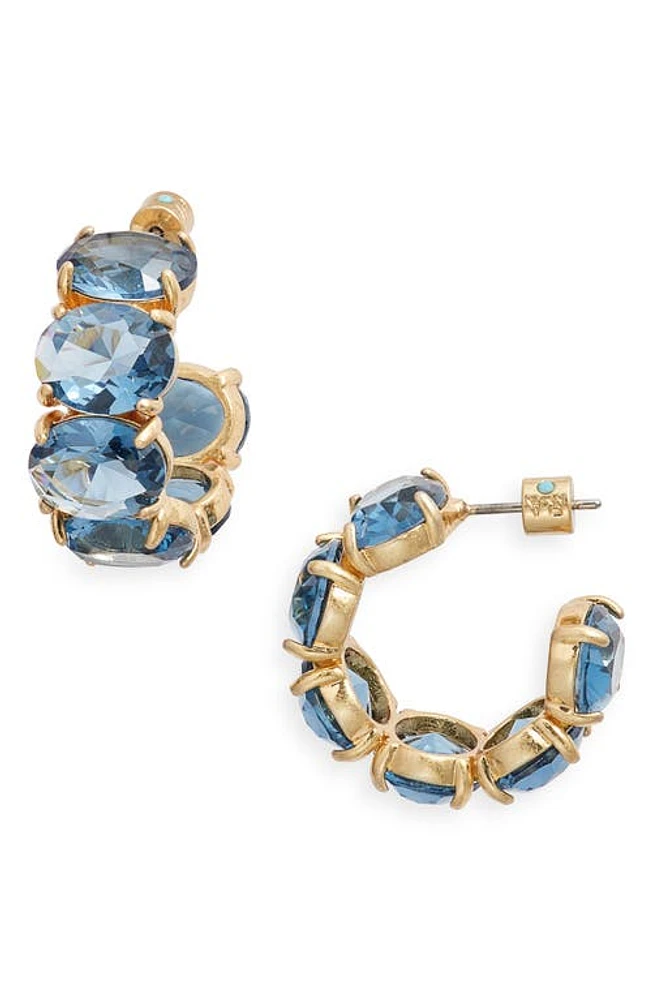 ROXANNE ASSOULIN The Royals Crystal Hoop Earrings in Blue at Nordstrom