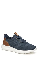 Johnston & Murphy Amherst 2.0 Knit Plain Toe Sneaker - Wide Width Available Navy Heathered at Nordstrom,