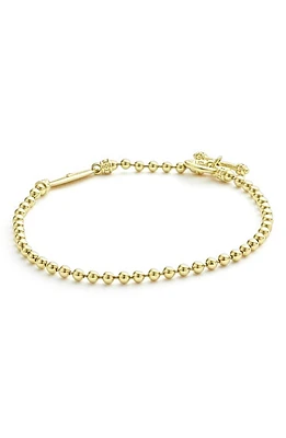 LAGOS Signature Caviar Ball Chain Bracelet in Gold at Nordstrom, Size 7