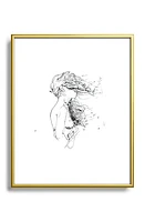 Deny Designs Val Framed Art Print in Golden Tones at Nordstrom