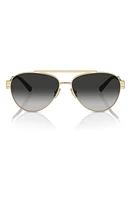 Tiffany & Co. 59mm Gradient Pilot Sunglasses in Pale Gold at Nordstrom