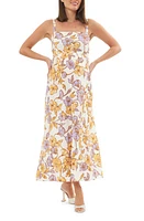 Ripe Maternity Brook Floral Sundress Natural at Nordstrom,