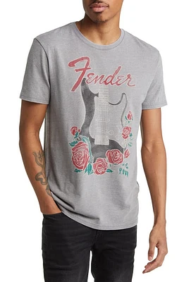 Lucky Brand Fender Guitar Graphic T-Shirt Gargoyle at Nordstrom,