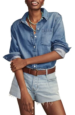 Lucky Brand Utility Denim Button-Up Shirt Bayside at Nordstrom,