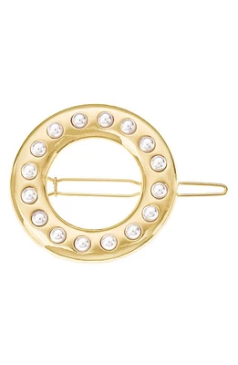 Ettika Classic Donut Hair Clip in Gold at Nordstrom