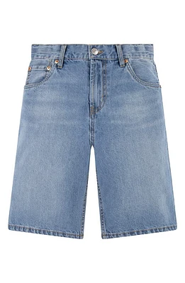 levi's Kids' Denim Skate Shorts Basil Sky at Nordstrom,