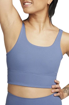 Nike Ribbed Longline Sports Bra at Nordstrom,