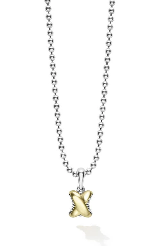 LAGOS Embrace Pendant Necklace in Gold/Silver at Nordstrom