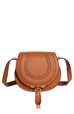 Chloé Small Marcie Leather Crossbody Bag in Tan at Nordstrom