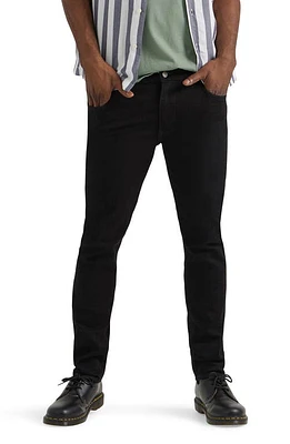 Lee Rider Stretch Slim Straight Leg Jeans Clean Black at Nordstrom, X