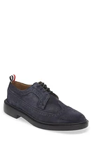 Thom Browne Classic Wingtip Derby Navy at Nordstrom,