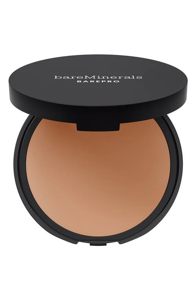 bareMinerals barePro Skin Perfecting Pressed Powder Foundation in Deep Cool at Nordstrom