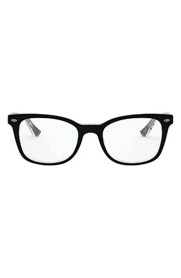 Ray-Ban 53mm Optical Glasses in Black at Nordstrom