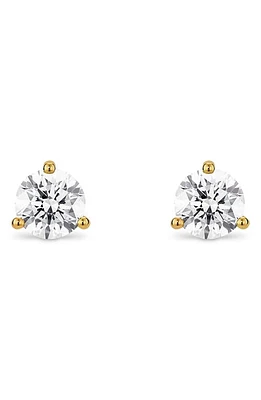 LIGHTBOX -Carat Round Lab Grown Diamond Stud Earrings in White/14K White Gold at Nordstrom