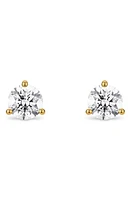 LIGHTBOX -Carat Round Lab Grown Diamond Stud Earrings in White/14K White Gold at Nordstrom