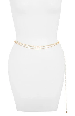 BP. Layered Belly Chain in Gold Multi at Nordstrom