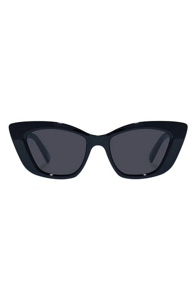 Le Specs Tranquil Turmoil 54mm Cat Eye Sunglasses in Black at Nordstrom