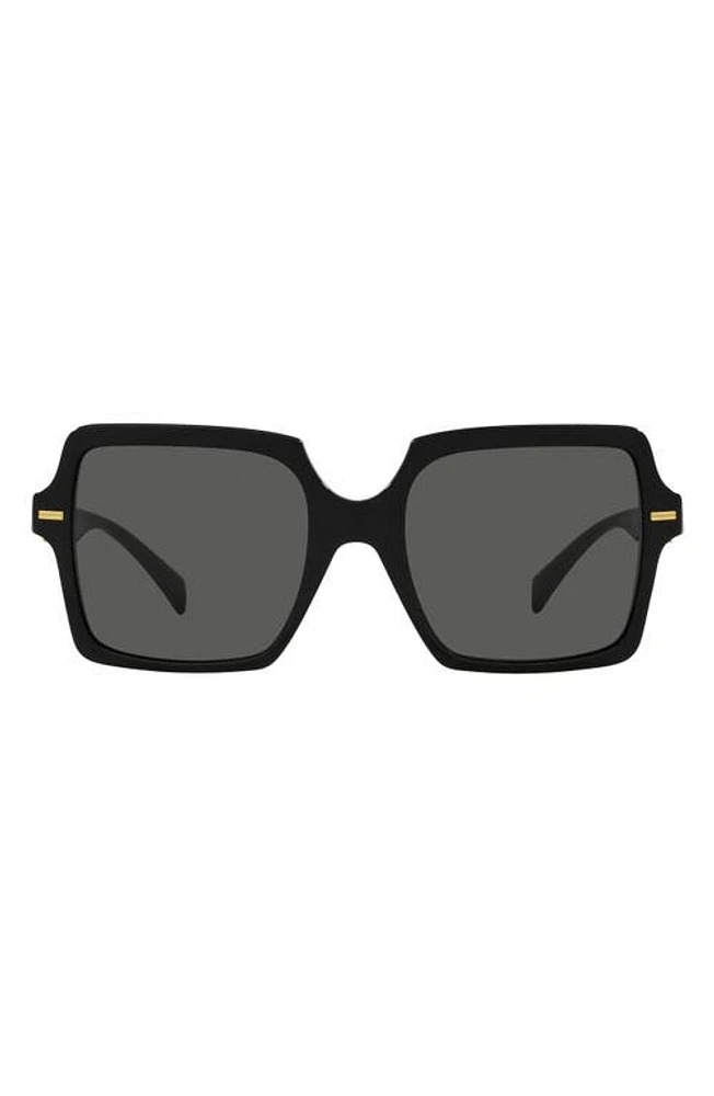 Versace 55mm Square Sunglasses in Black at Nordstrom