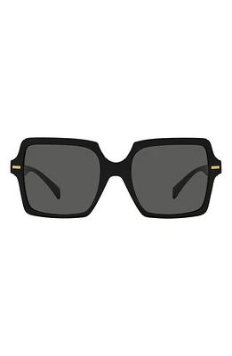 Versace 55mm Square Sunglasses in Black at Nordstrom