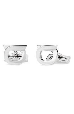 FERRAGAMO Gancio Pop Cuff Links in Silver at Nordstrom