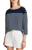 vineyard vines Jamestown Stripe Organic Cotton T-Shirt H. stripe-Navy/White at Nordstrom,