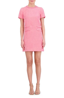 Eliza J Braid Detail Tweed Dress at Nordstrom,