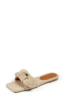 Dear Frances Knot Slide Sandal Seagrass at Nordstrom,