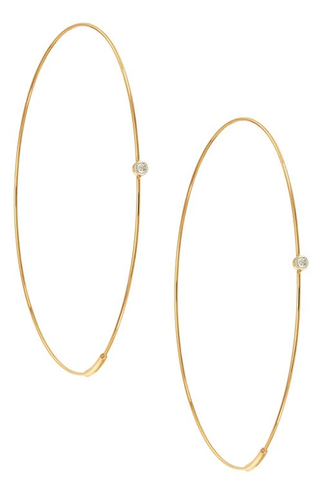 Lana Large Magic Hoop Diamond Earrings in Yellow Gold at Nordstrom