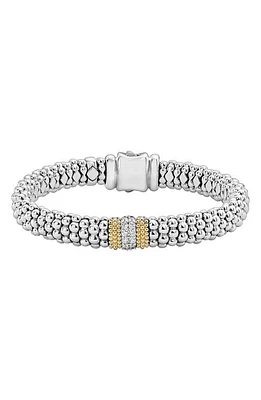 LAGOS Luxe Pavé Diamond 9mm Bracelet at Nordstrom, Size 7