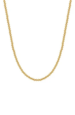 Bony Levy 14K Gold Beaded Necklace in 14K Yellow Gold at Nordstrom, Size 18